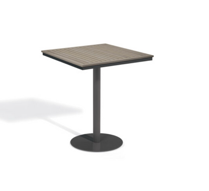Travira 38" Square Bar Table - Tekwood