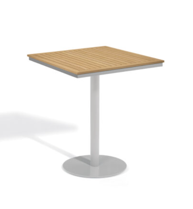 Travira 38" Square Bar Table - Tekwood