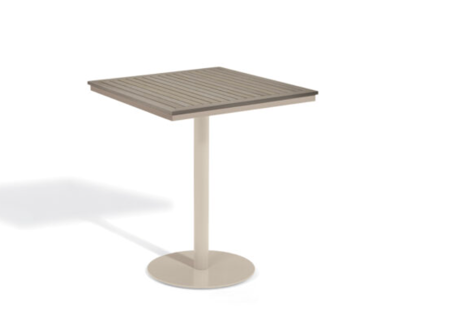 Travira 38" Square Bar Table - Tekwood