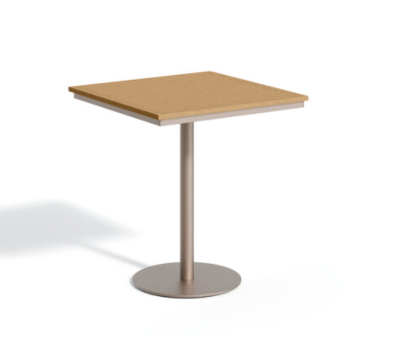 Travira 38" Square Bar Table - Tekwood