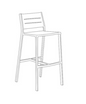 Eiland All-Aluminum Bar Stool