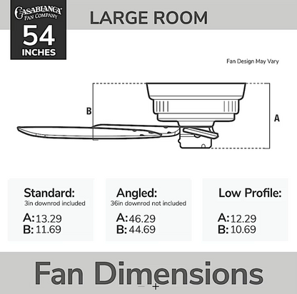 Hunter Casablanca Panama ENERGY STAR DC 54"