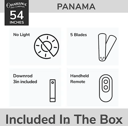Hunter Casablanca Panama ENERGY STAR DC 54"
