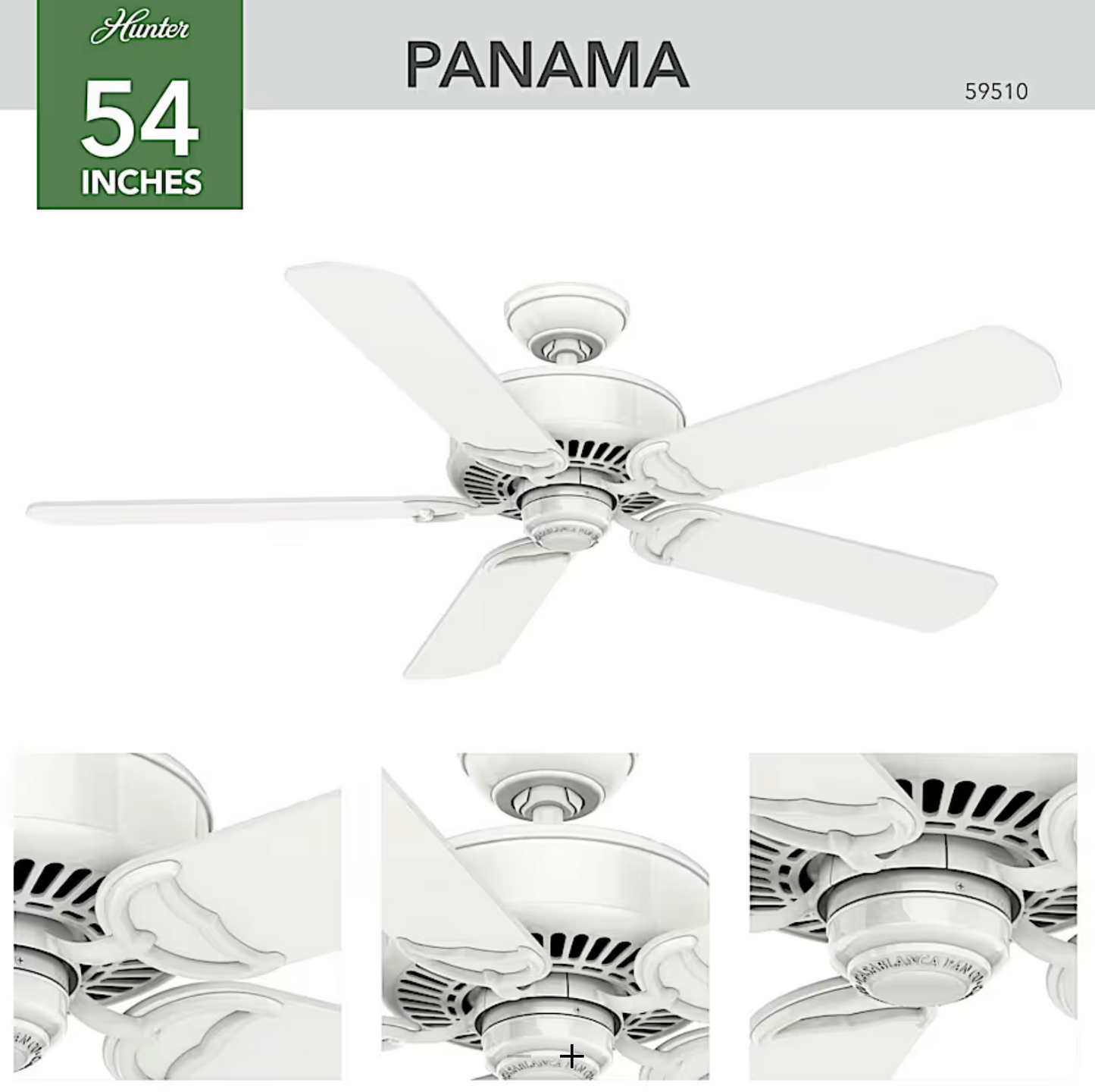 Hunter Casablanca Panama ENERGY STAR DC 54"