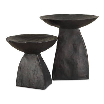Shadow Pedestal Bowls, Set of 2