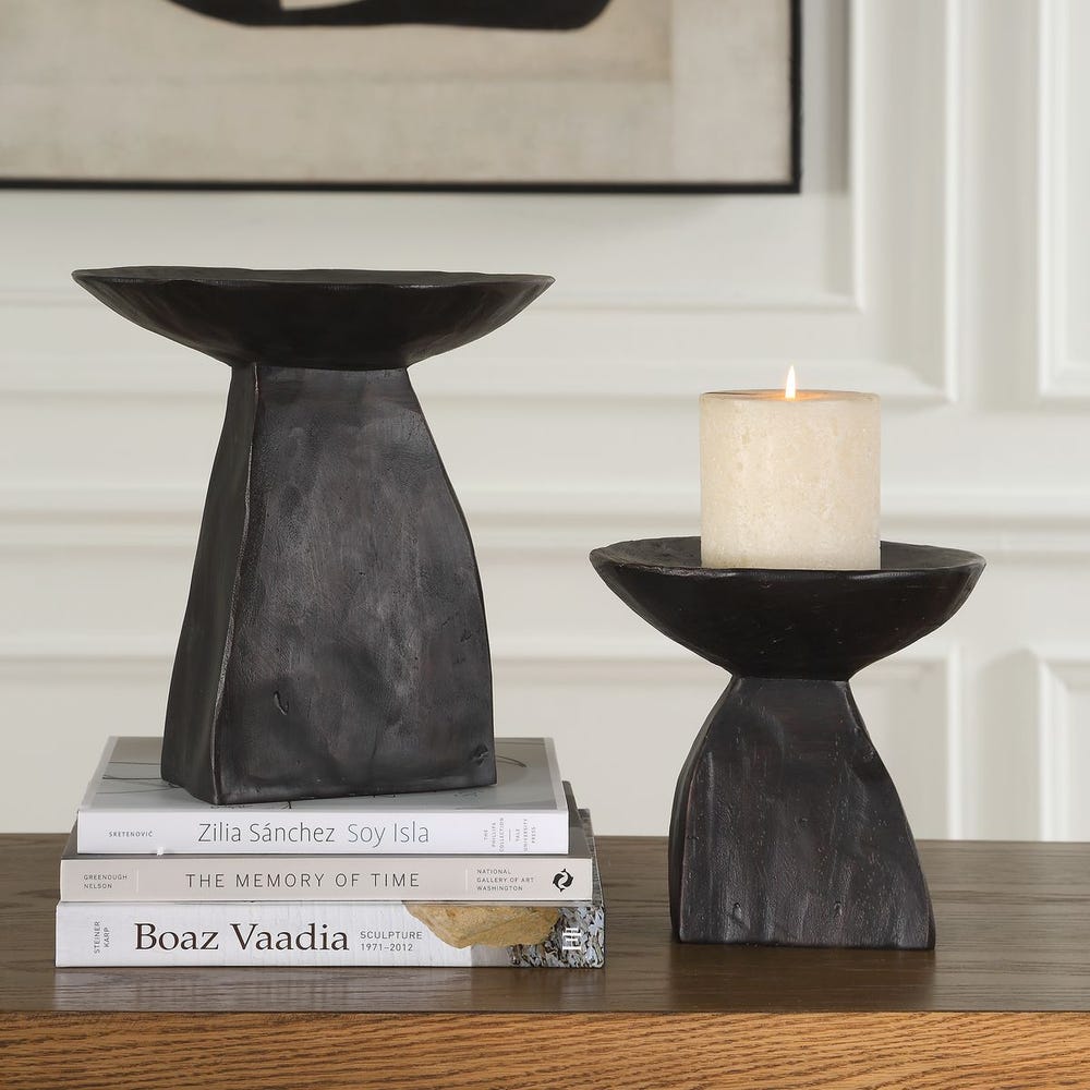 Shadow Pedestal Bowls, Set of 2