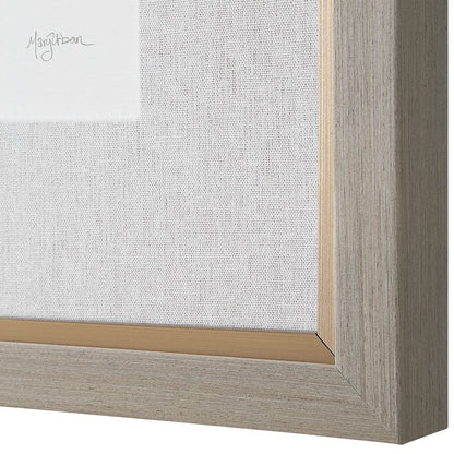 Shibori Coral Framed Prints, Set of 4