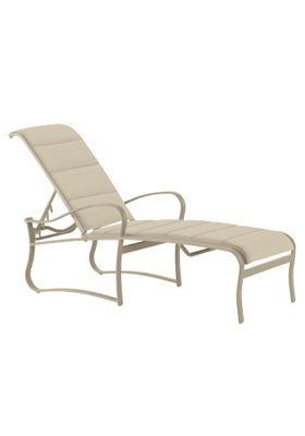 Shoreline Padded Sling Chaise Lounge