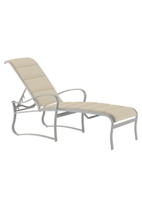 Shoreline Padded Sling Chaise Lounge