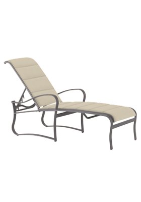 Shoreline Padded Sling Chaise Lounge
