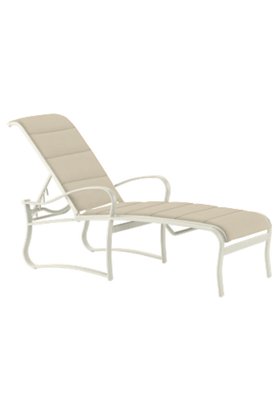 Shoreline Padded Sling Chaise Lounge