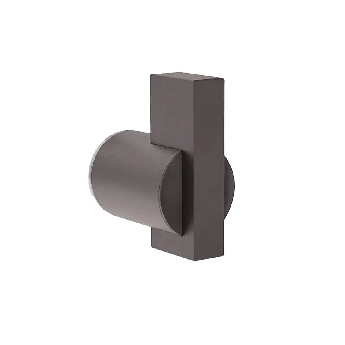 Arc Single Shower Door Knob; Glass Mounted Robe Hook