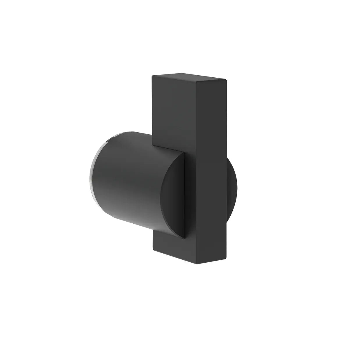 Arc Single Shower Door Knob; Glass Mounted Robe Hook