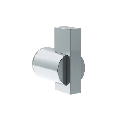 Arc Single Shower Door Knob; Glass Mounted Robe Hook