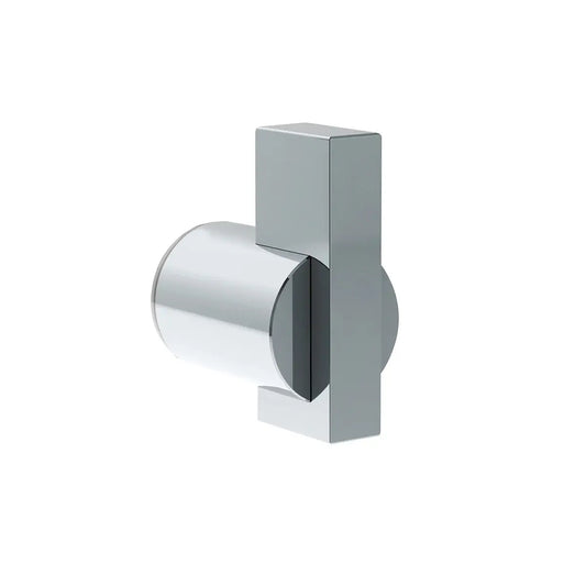 Arc Single Shower Door Knob; Glass Mounted Robe Hook