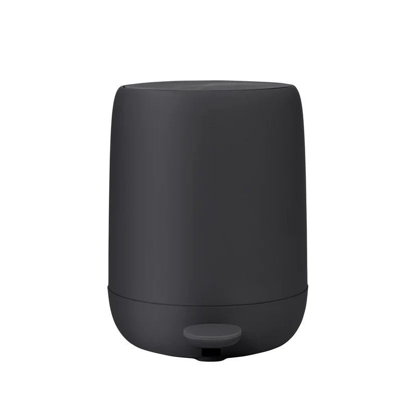 SONO Bathroom Soft-Close Step Trash Can - 0.8 Gallon Soft Touch Wastebasket - Modern Design