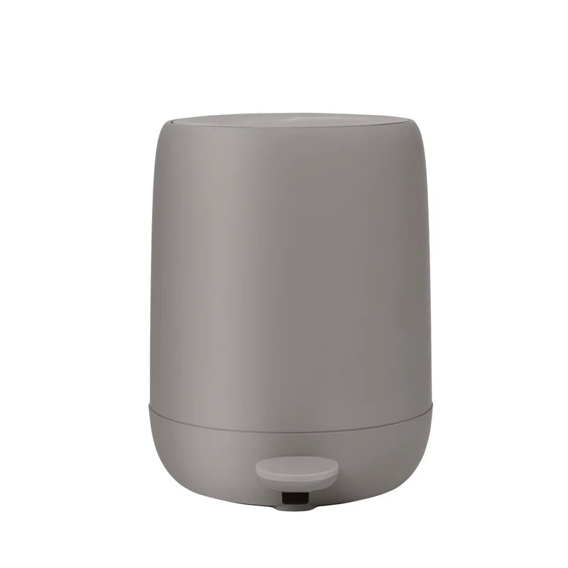 SONO Bathroom Soft-Close Step Trash Can - 0.8 Gallon Soft Touch Wastebasket - Modern Design