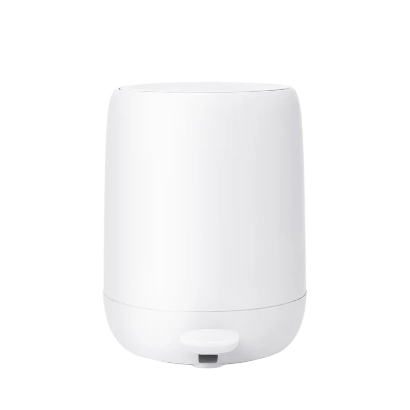 SONO Bathroom Soft-Close Step Trash Can - 0.8 Gallon Soft Touch Wastebasket - Modern Design