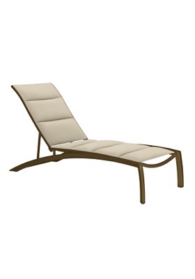 South Beach Padded Sling Chaise Lounge