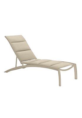 South Beach Padded Sling Chaise Lounge