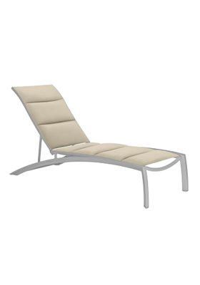 South Beach Padded Sling Chaise Lounge