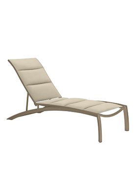 South Beach Padded Sling Chaise Lounge