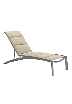 South Beach Padded Sling Chaise Lounge