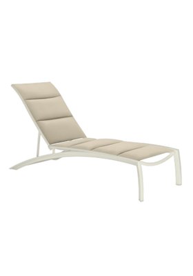South Beach Padded Sling Chaise Lounge