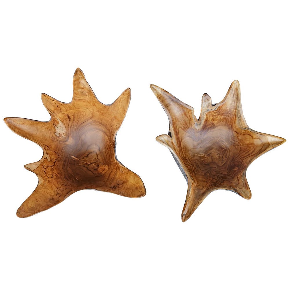Starpetal Indoor-Outdoor Bowls, Set of 2