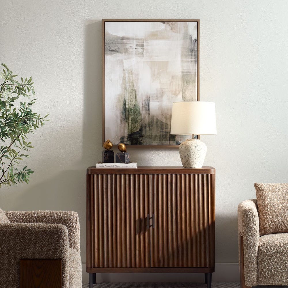 Subliminal Drift Framed Canvas