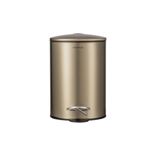 TUBO Pedal Bin Wastepaper Basket - Metallic