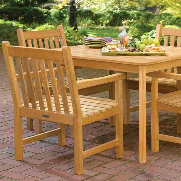 Teak 42" Dining Table