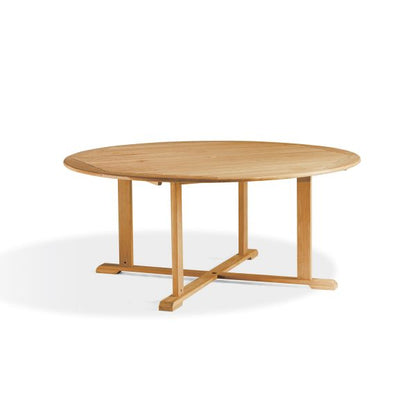 Teak 67" Round Dining Table