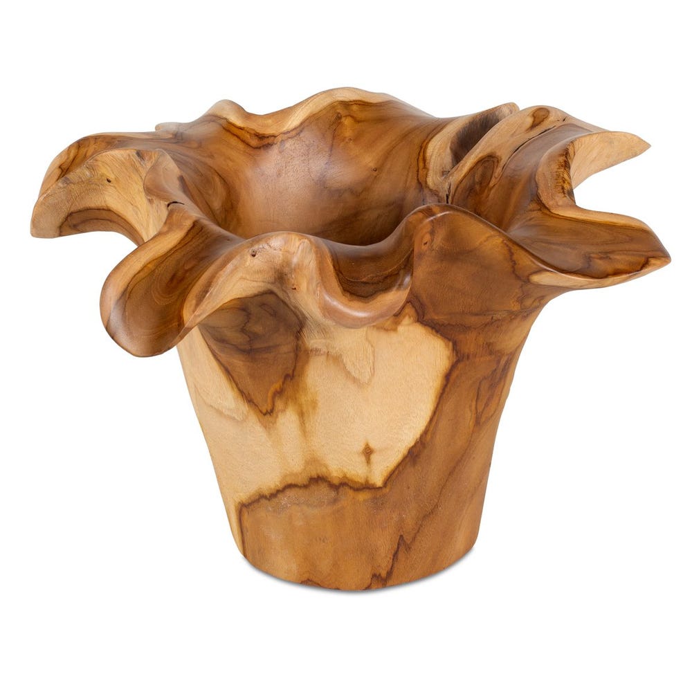 Teak Flow Indoor-Outdoor Bowl