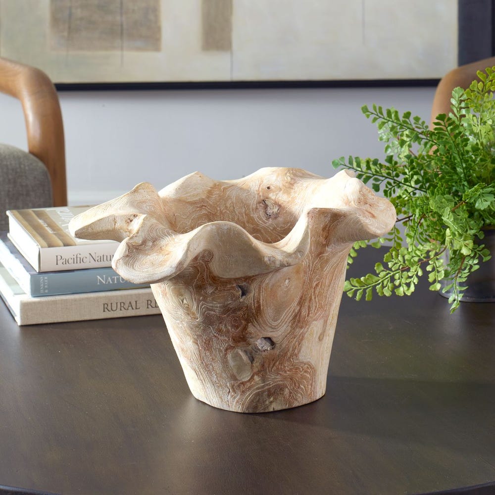 Teak Flow Indoor-Outdoor Bowl