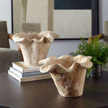 Teak Flow Indoor-Outdoor Bowl
