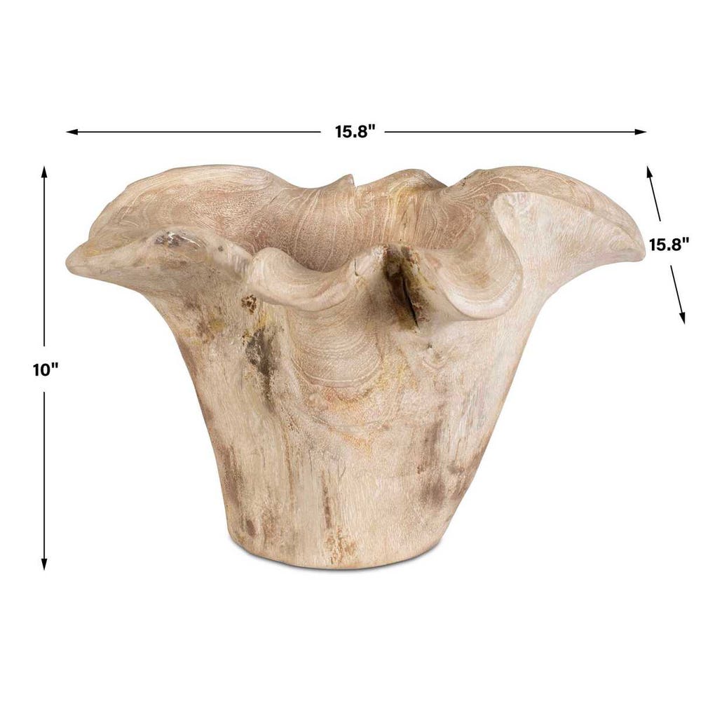 Teak Flow Indoor-Outdoor Bowl