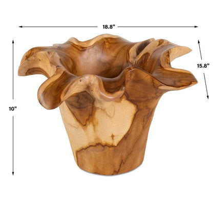 Teak Flow Indoor-Outdoor Bowl