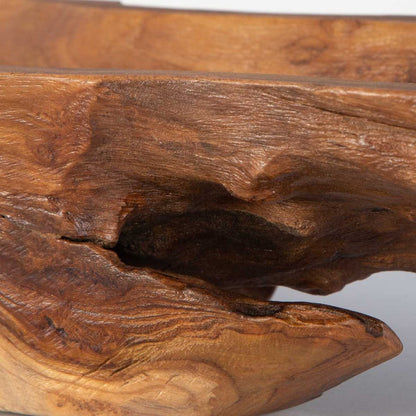 Teak Leaf Indoor-Outdoor Bowl