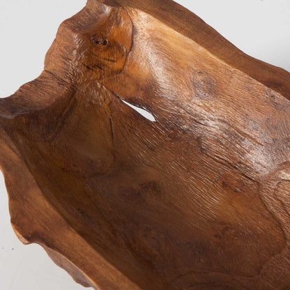 Teak Leaf Indoor-Outdoor Bowl