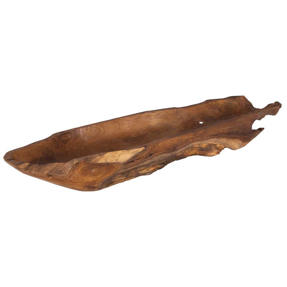 Teak Leaf Indoor-Outdoor Bowl