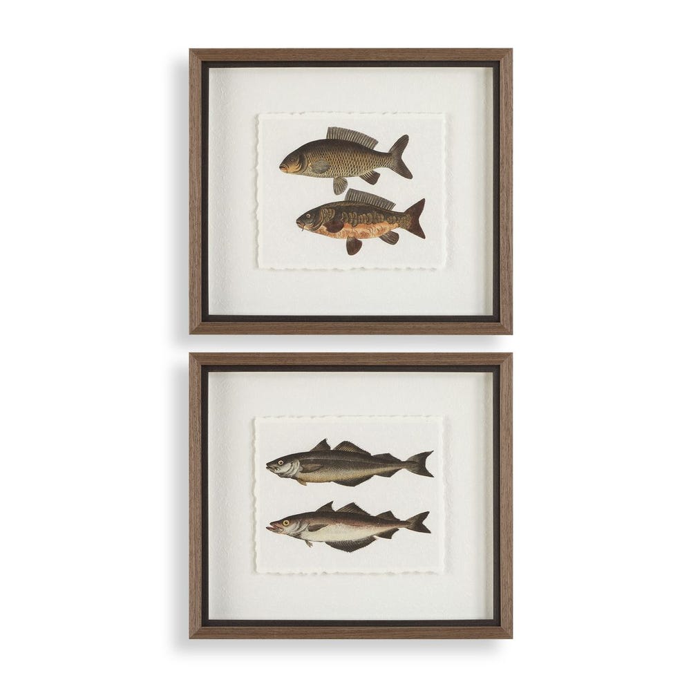 The Catch Framed Prints, Set of 2