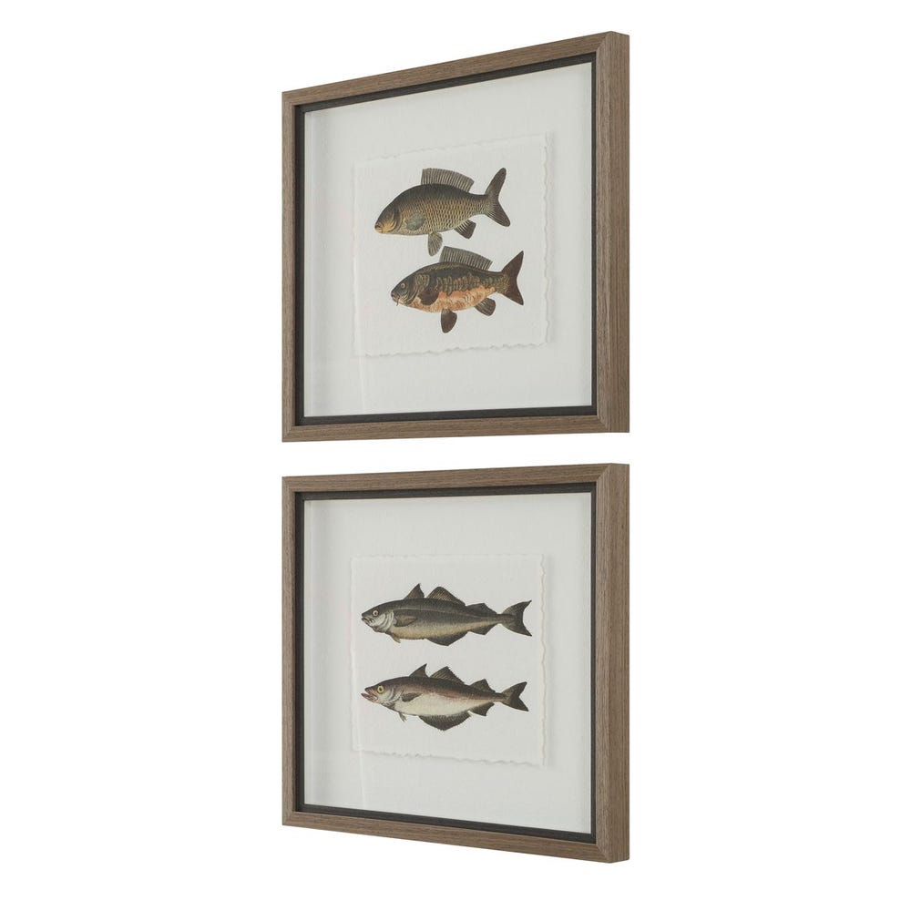 The Catch Framed Prints, Set of 2