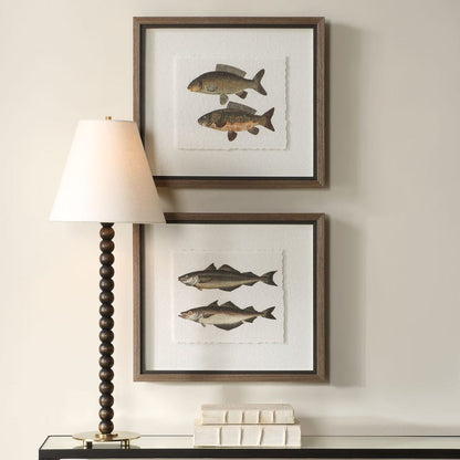 The Catch Framed Prints, Set of 2