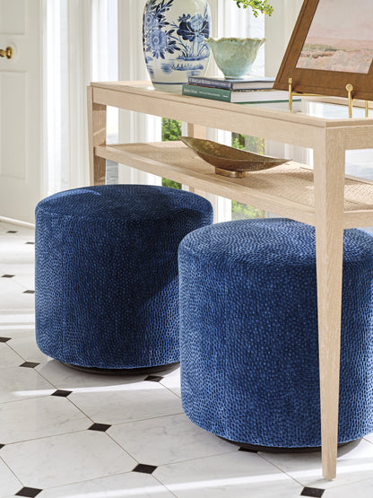 Three Arch Swivel Ottoman