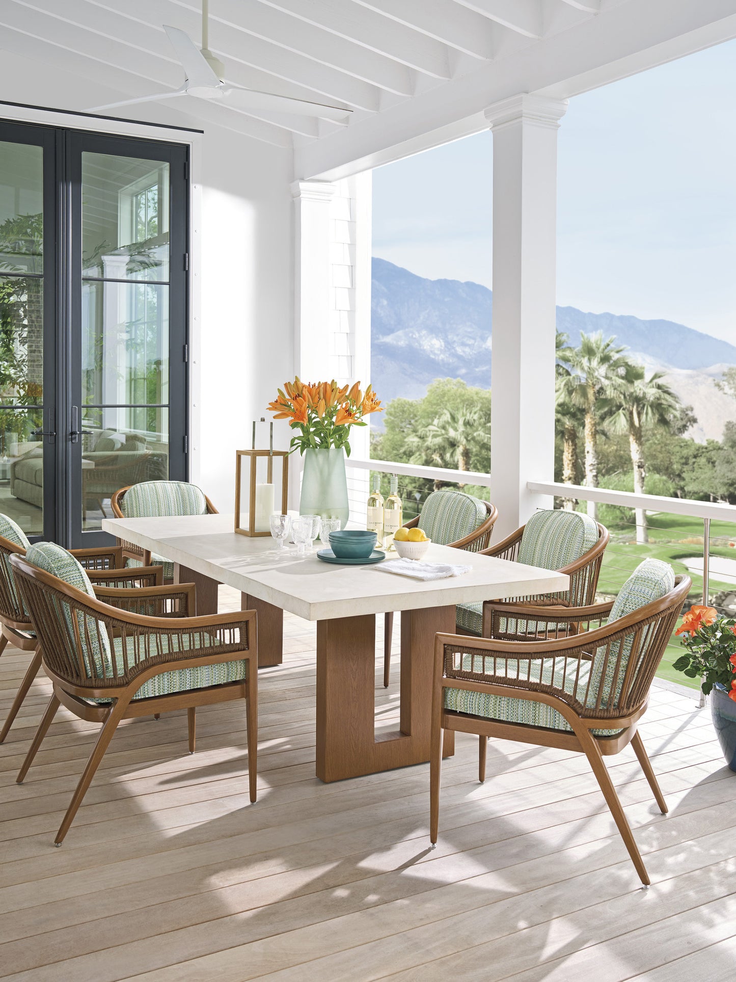 Tommy Bahama Palm Desert Poolside Rectangular Dining Table