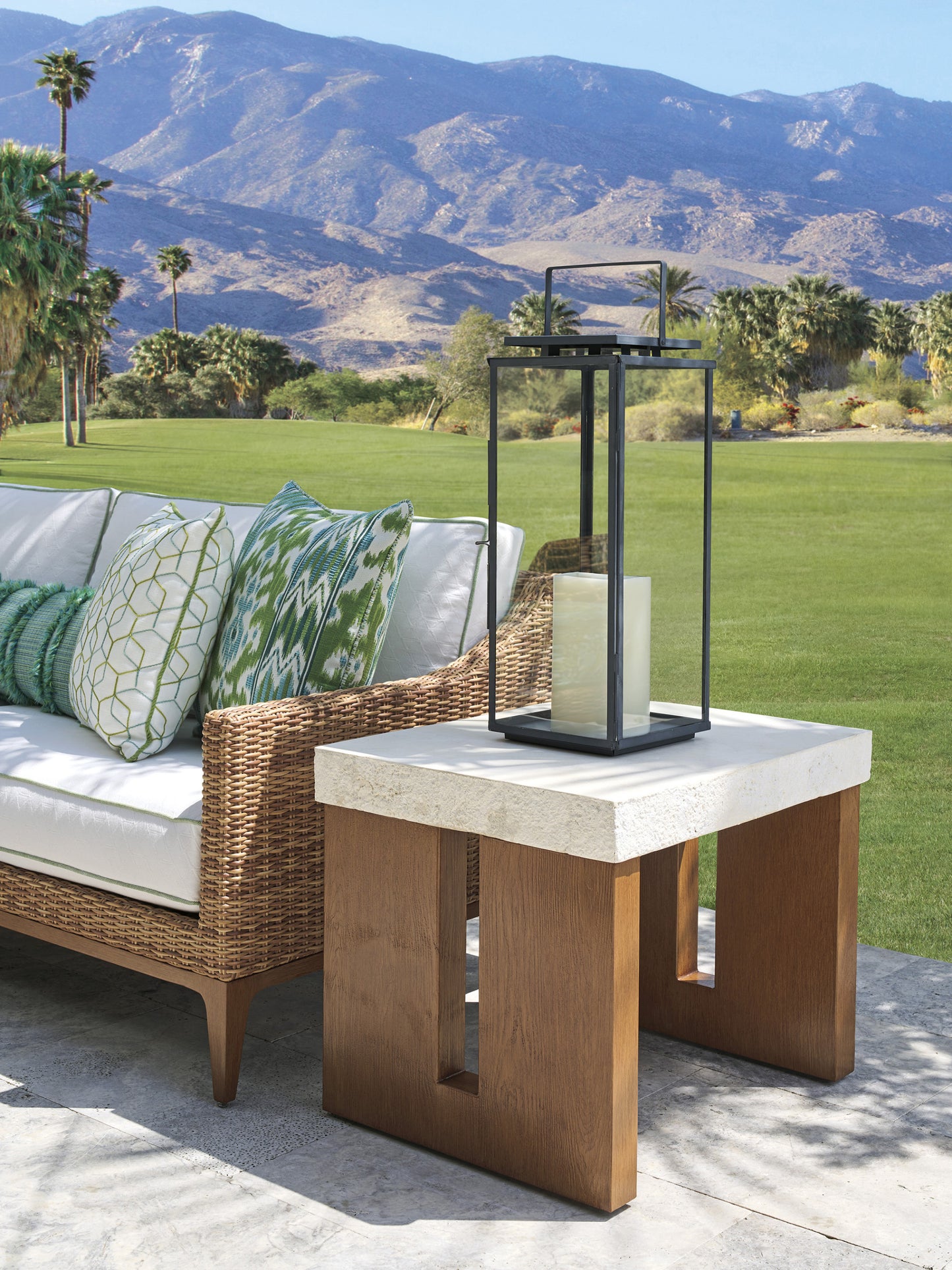 Tommy Bahama Palm Desert Poolside Rectangular End Table