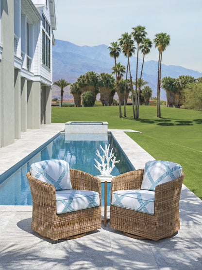 Tommy Bahama Palm Desert Poolside Swivel Occasional Chair