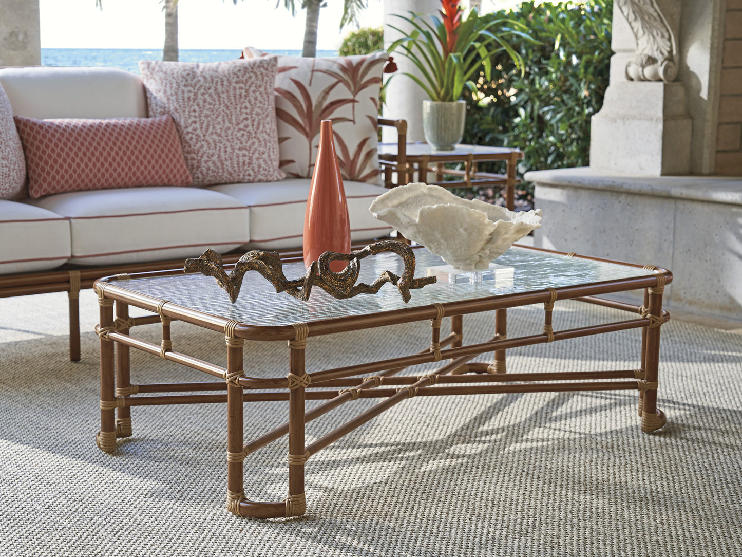 Tommy Bahama Sandpiper Bay Rectangular Cocktail Table