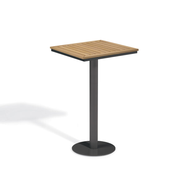 Travira 26" Square Bar Table - Tekwood